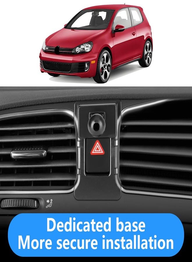 musttrue Car Phone Holder for Volkswagen Golf 2010 2011 2012 2013 2014 and VW Golf GTI 2010-2014 Auto Interior Accessories Best Cell Phones Mount Cellphone Mobile Cradle Charging Navigation Screen Stand - Image 3