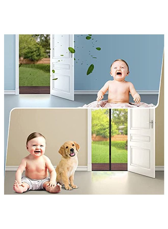 Yameem Magic Mesh Hands Free Screen Net  Magnetic Curtain - Image 3