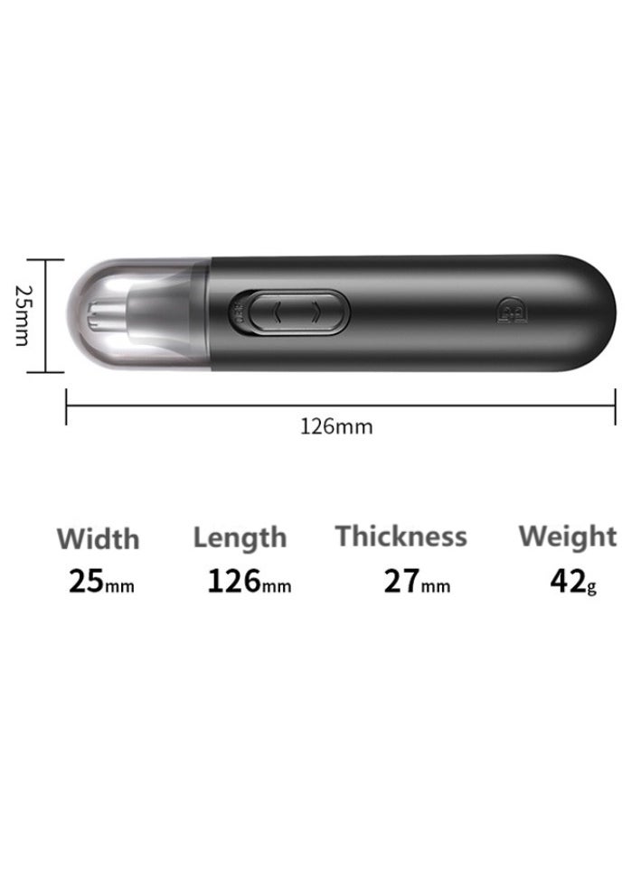 In Air Nose Hair Trimmer Usb Charging Nostril Hair Removal With Spare Heads  - Image 5