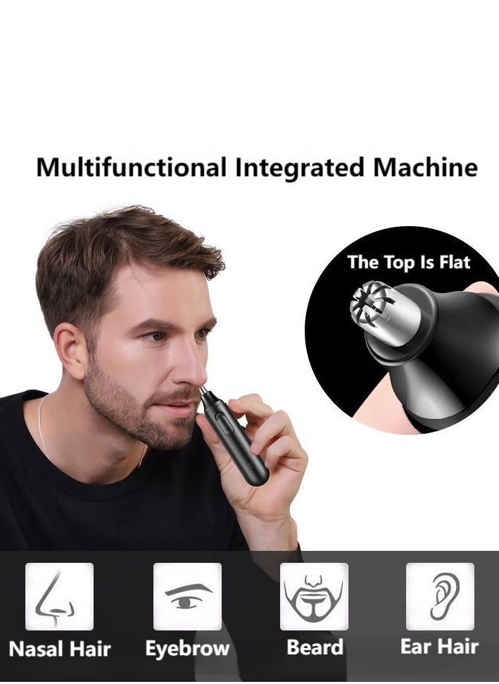 In Air Nose Hair Trimmer Usb Charging Nostril Hair Removal With Spare Heads  - Image 2