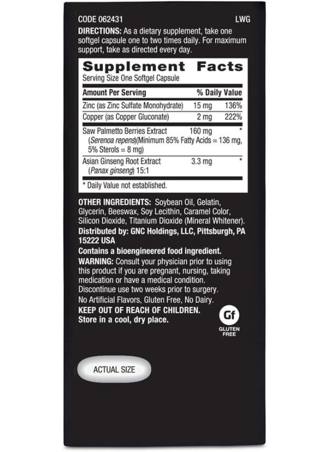 GNC Men'S Ultra Saw Palmetto Formula - Image 2
