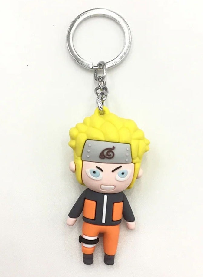 Distinctive cartoon keychain distinctive accessory keychain with Naruto anime character design that fits with car keys wallet and bag wonderful and beautiful gift - Image 2