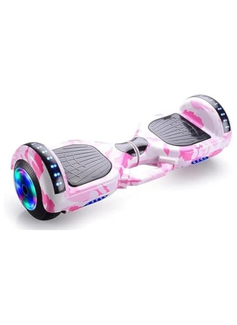 Self-Balancing Electric Scooters Skin Hover Board Sticker Self Balance Hoverboard for Kid, With Bluetooth Speakers And Led Lights Wheels (6.5inch)