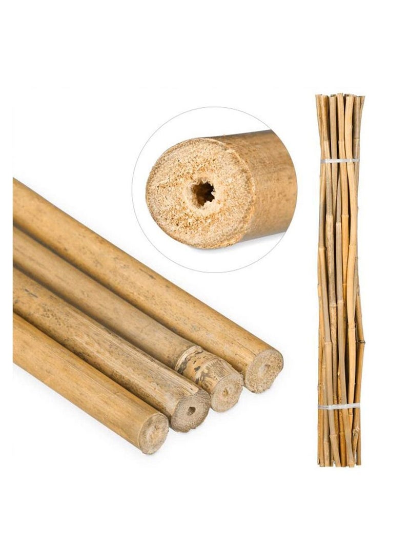 LINGWEI 4 pcs Bamboo Plant Support Stake Stick Garden Stake  - Image 2