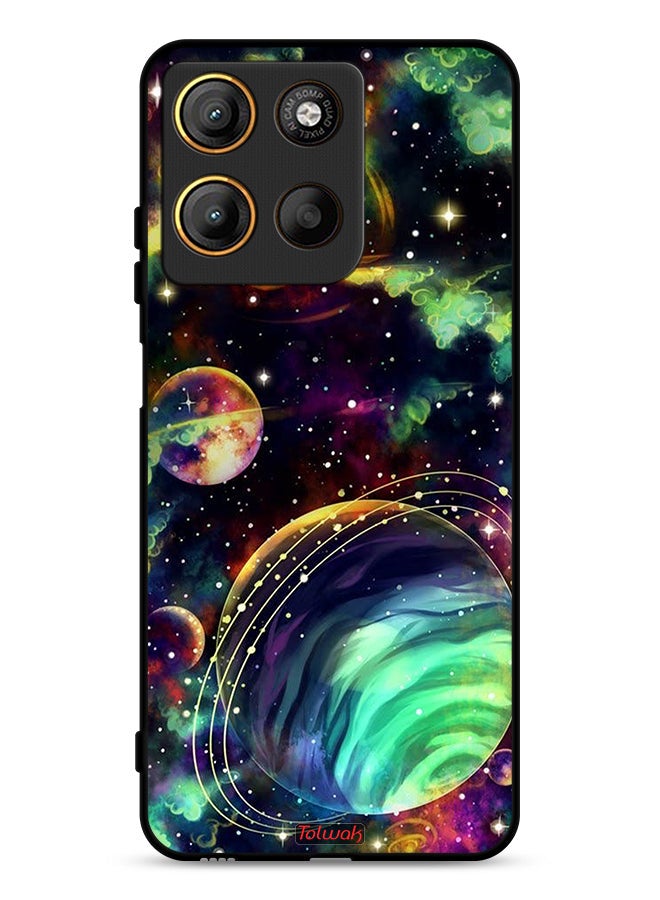 Tolwak Motorola Moto G15 Protective Case Cover Planets