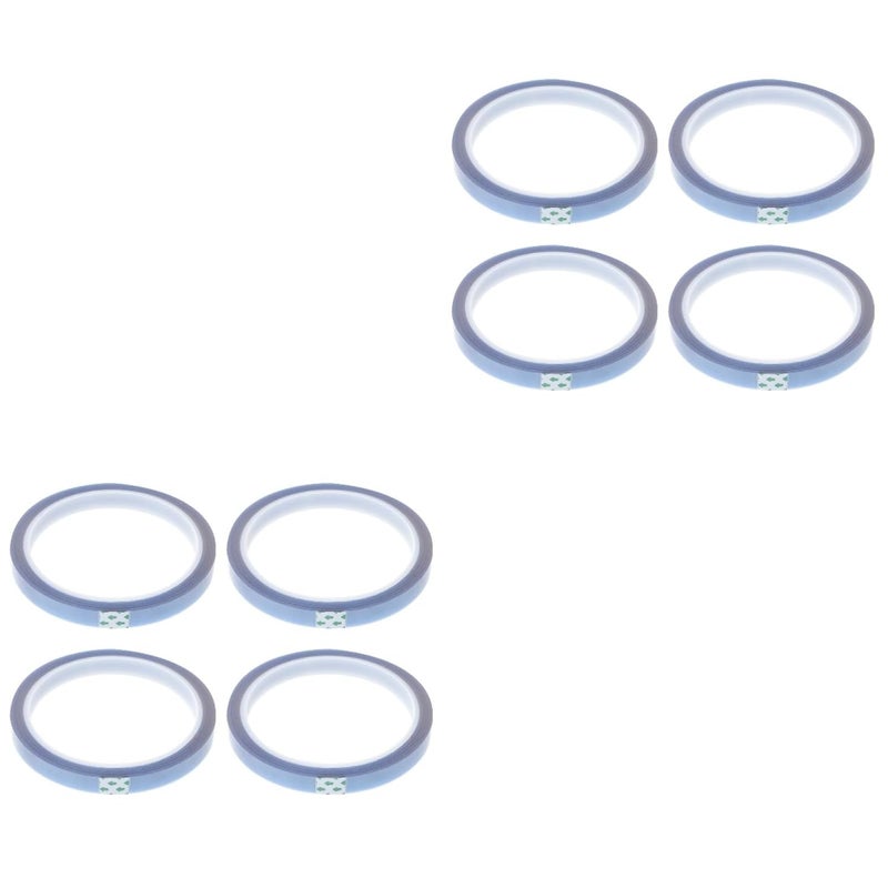 8 Rolls Tape Laptop Screen Sublimation Printers Tape for Sublimation Double Face Tape High Temperature - Image 1