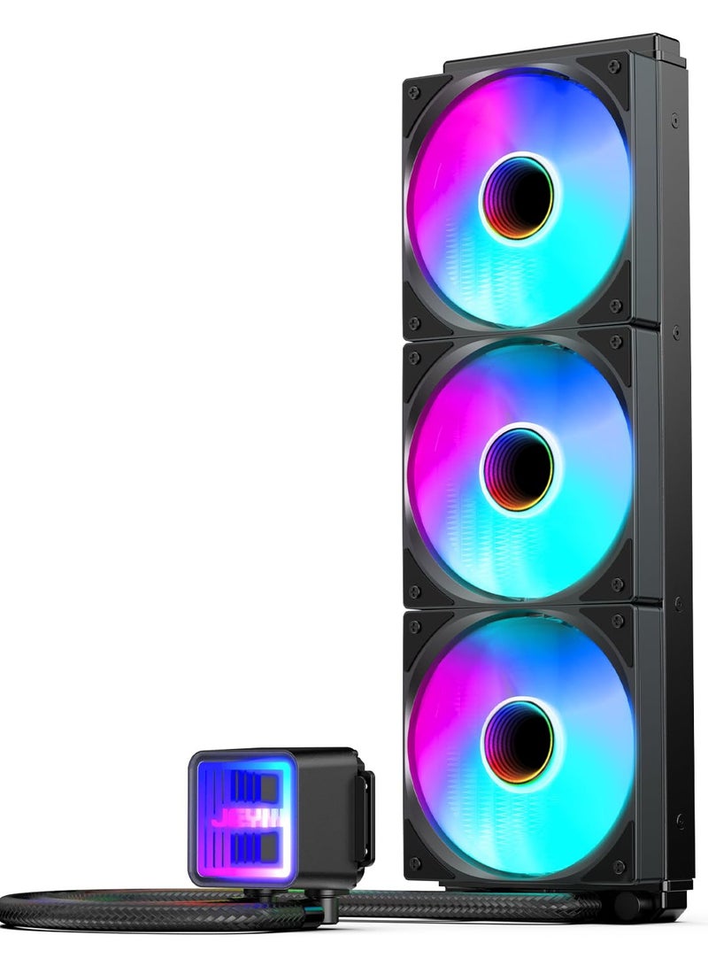 360L Core ARGB CPU Liquid Cooler - Dual Chamber Gen S Pump, Superior Radiator and 120 mm ARGB Fans, LGA 1700 and AM5 Brackets  - Image 1