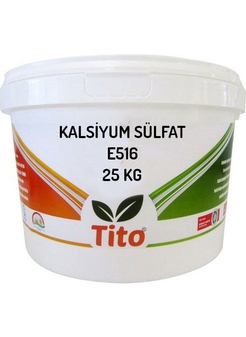 TiTo كبريتات الكالسيوم E516 25 كجم  - Image 1