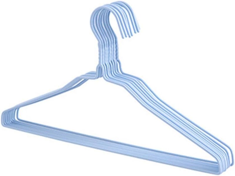 Clothing Hangers Non Slip Clothes Hangers Space Saving Clothes Hangers Durable Hangers,Material Environmentally Friendly,for Suits Coats Shirts Sweaters,Strong,Blue 1-10 Pack - Image 1
