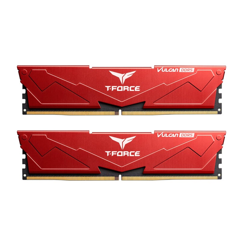 TEAMGROUP TForce Vulcan DDR5 32GB 2x16GB 6400MHz PC551200 CL32 Desktop Memory Module Ram for 600 700 Series Chipset XMP 30 Red FLRD532G6400HC32ADC01 - Image 2