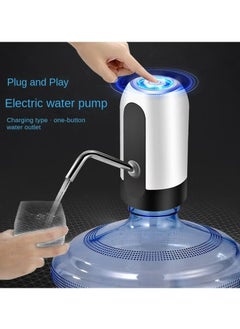 Gasin Portable Wireless Electric Water Dispenser Automatic Electric Water Pump Bucket USB Water Dispenser Rechargeable Water Pump Electric Water Dispenser Black  - Image 3