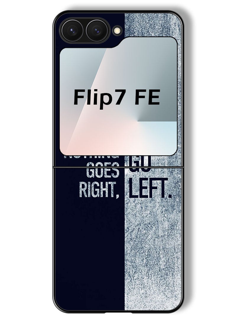 Theodor Case Compatible with Samsung Galaxy Z Flip 7 FE 6.7 Inch Protection Shockproof Bumper Cover Go Left - Image 1