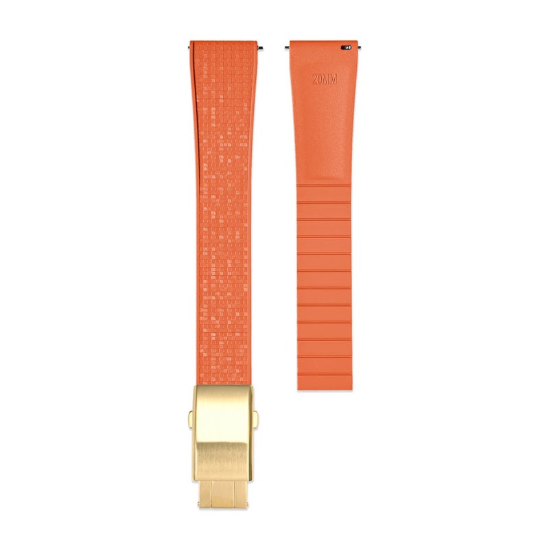 Bluejw Quick Release FKM Rubber Watch Strap 18mm 20mm 21mm 22mm - Premium Waterproof Replacement Band for Tissot & Omega Watches - Image 1