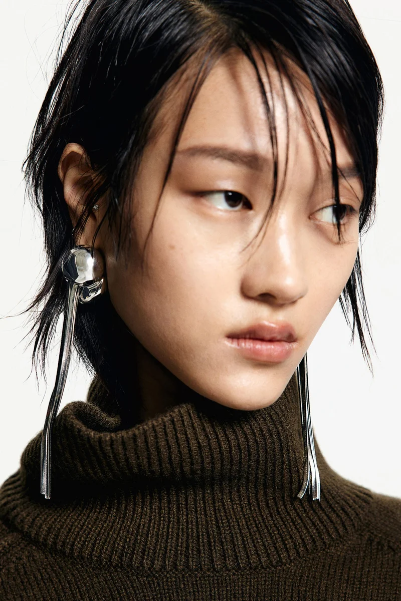 H&M Snake Chain Earrings