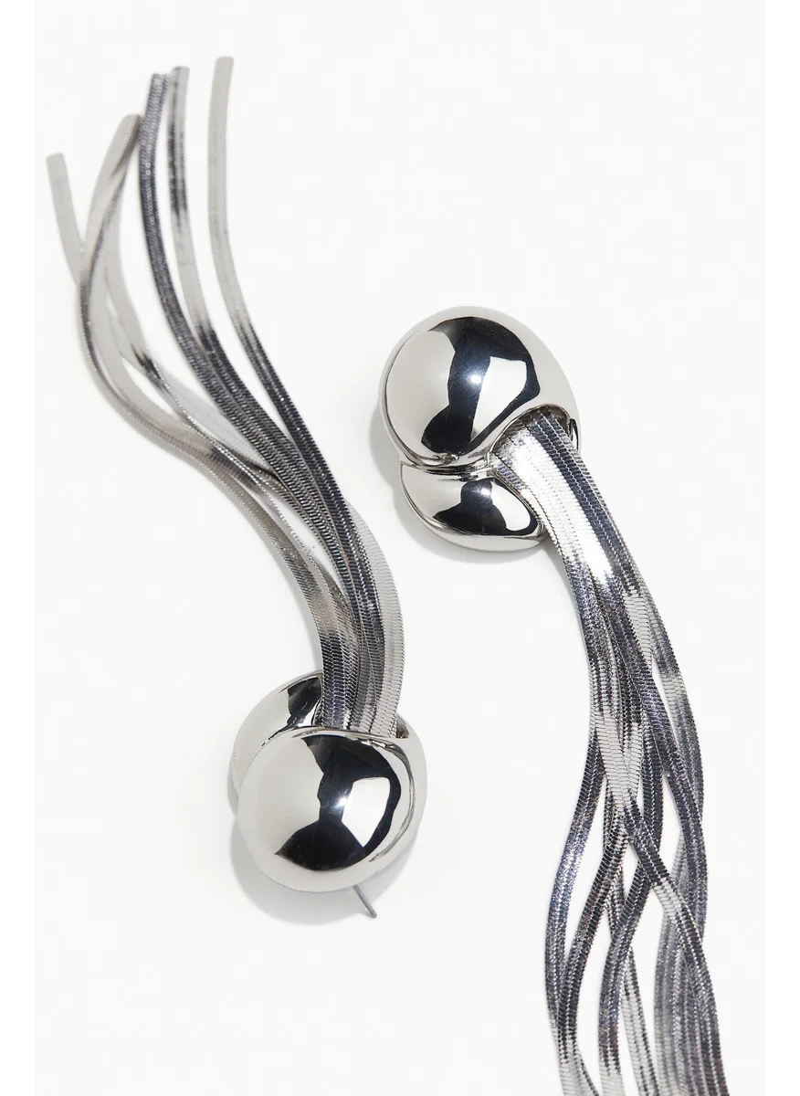 اتش اند ام Snake Chain Earrings