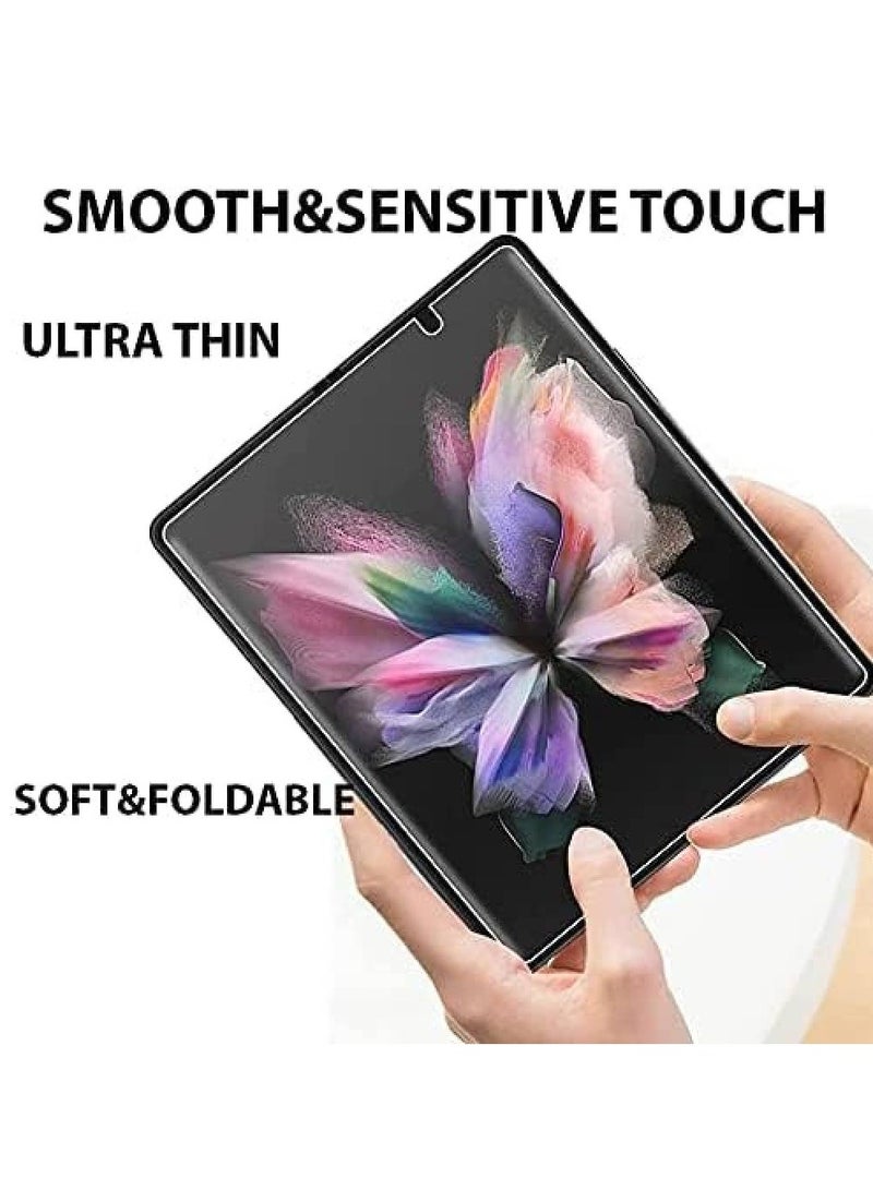 DUSALA Samsung Galaxy Z Fold 3 Hydrogel Screen Protector Cover - Clear TPU FILM - Image 2