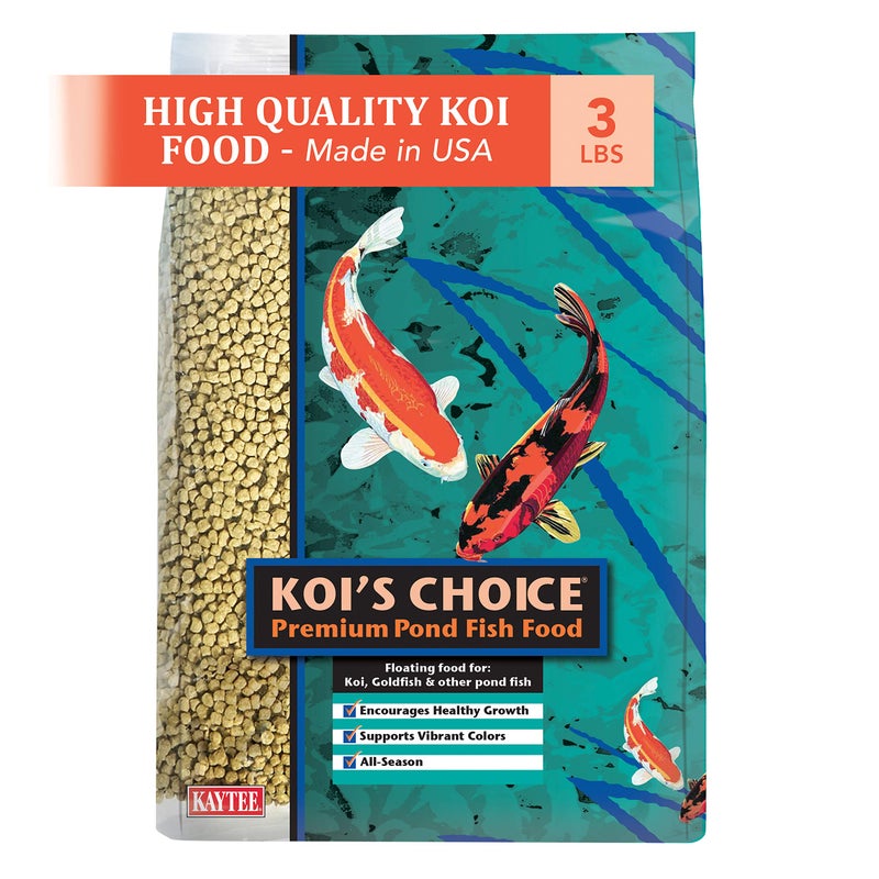 Kaytee Koiâ€™s Choice Koi Floating Fish Food, For Koi, Goldfish and Pond Fish, 3 pounds - Image 2