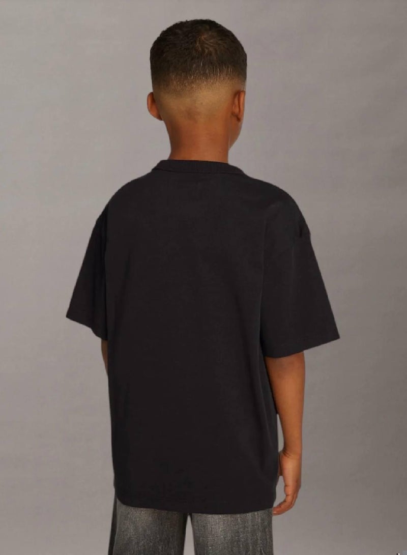 كالفن كلاين جينز تيشرت مزين برسمة شعار كلفن كلاين - Image 2