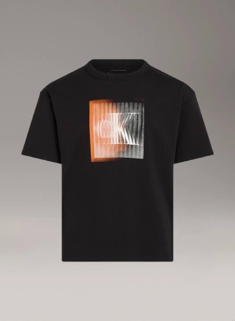 كالفن كلاين جينز تيشرت مزين برسمة شعار كلفن كلاين - Image 4