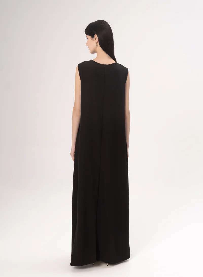 Hadiyath Al Madinah Black Cala Inner Dress - HM