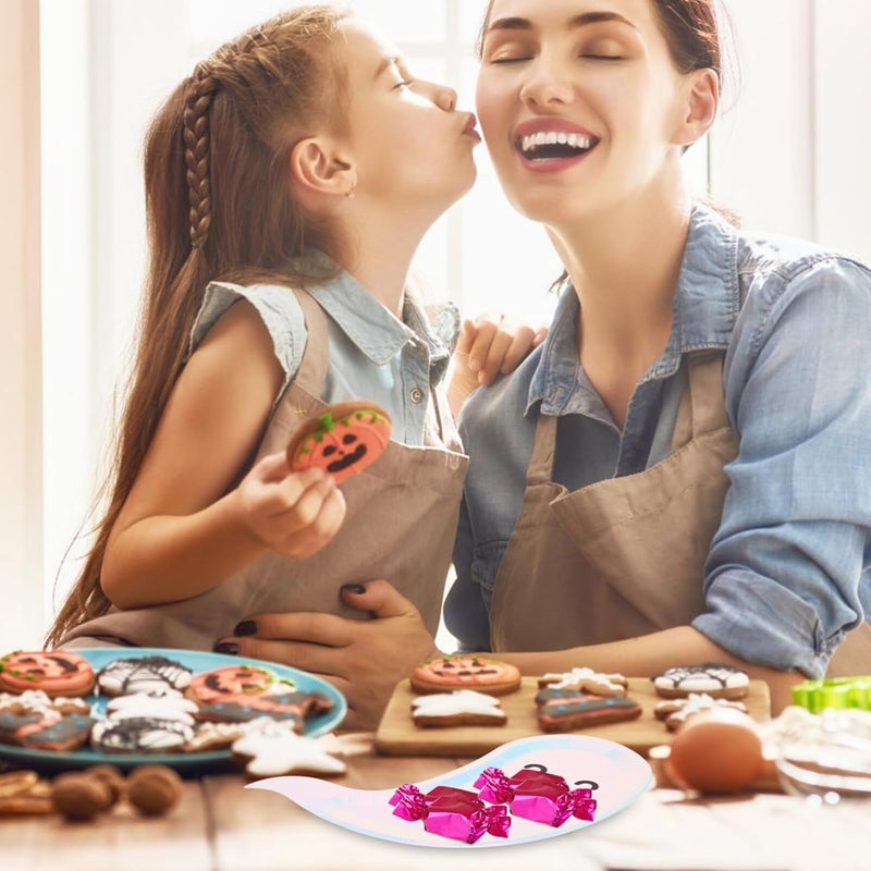 klarako 16Pcs Halloween Plates Ghost Plates Ghost Themed Party Plates Ghost Dinner Plates Paper Plates for Birthday Party - Image 4