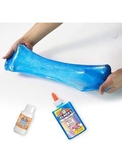 ELMER'S Elmer's Metallic PVA Glue | Blue | 147 mL | Washable with soap and water for easy, stress-free cleanups | Great for Making Slime | eye-catching arts, crafts and slime | Kid Friendly (Pack of-1)  - Image 3