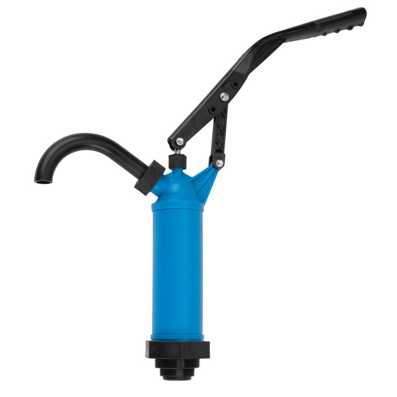 Performance Tool W54268 Blue General Purpose Lever Action Barrel Drum Pump - Fits 5 to 55 Gallon Drums - Image 4