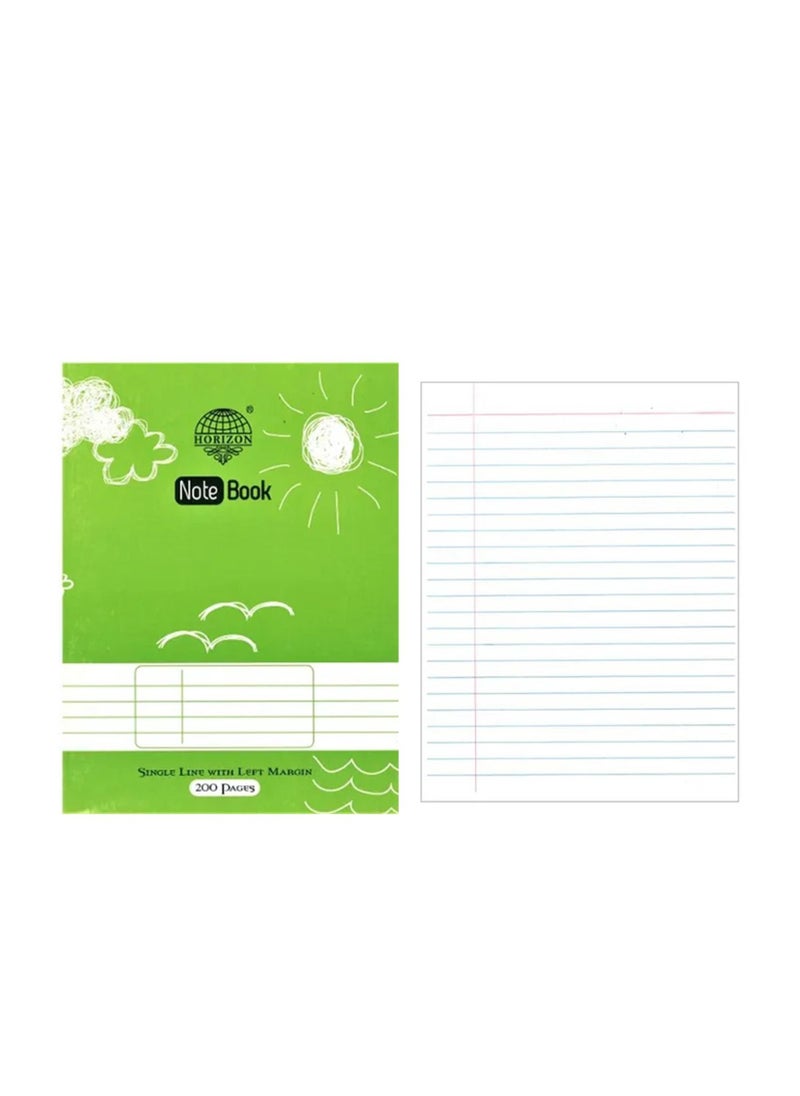 6-Piece A5 Size Single Line And Four Lined Notebook Set 200 Pages - pzsku/ZFAC84981AD428C19DE35Z/45/_/1653314709/7f16a3e5-425f-456e-9a97-44ff6dc7cb13