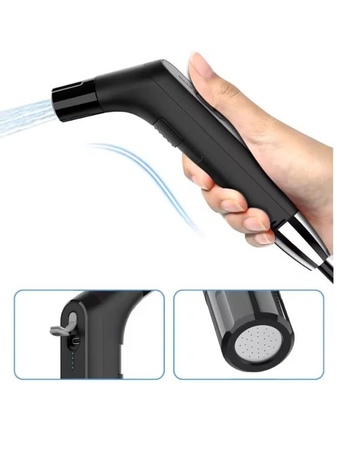 جوناريس شطاف محمول من جوناريس للسفر | شطاف محمول قابل لإعادة الشحن للسفر والتخييم وبخاخ دش (كيس بلاستيكي سعة 3.5 لتر (قابل للطي)، أسود) - Image 5