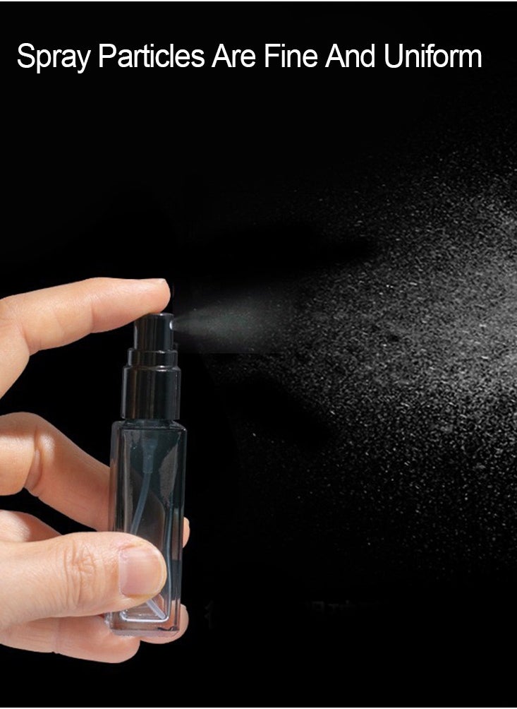 Oasisgalore - Oasisgalore 5Pcs Perfume Glass Sprayer Bottle Set Mini Refillable Perfume Atomizer Portable for Travel Home Gift 10ML/0.35OZ - Image 1