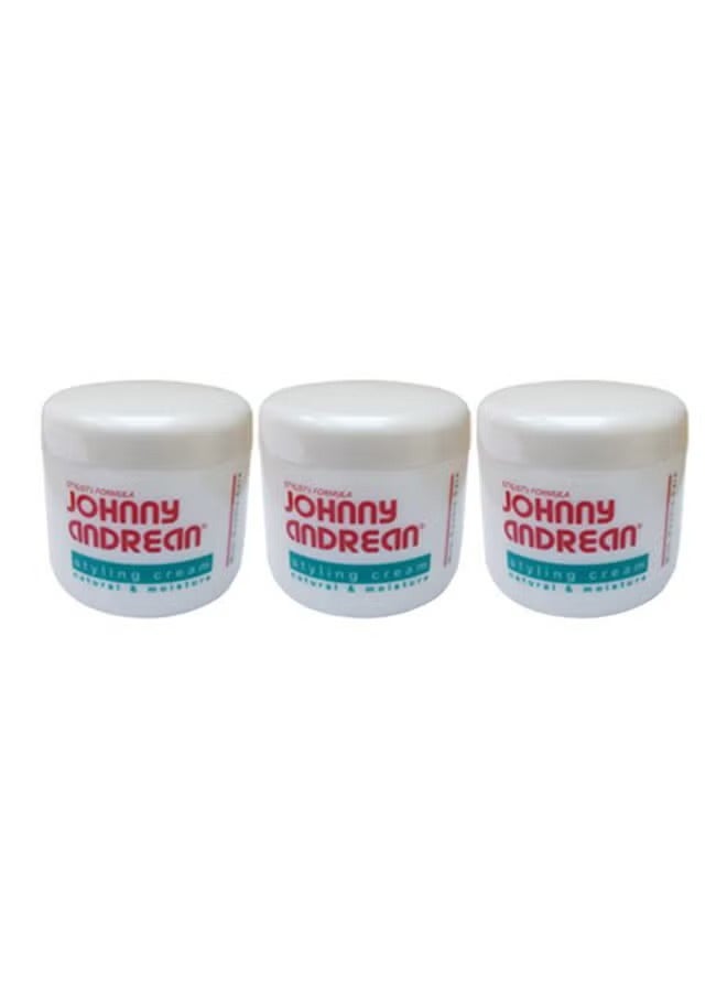 3-Piece Hair Styling Cream 3 x 250grams