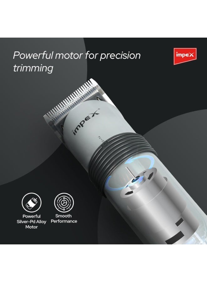 Impex Trimmer TIDY IHC5 | Lightweight & Easily Portable | Sharp Adjustable Razor | Precision SS Blade | Skin-Friendly Grooming Experience | 5 Variants of Clip-on Combs | 6 Months Warranty - Image 2