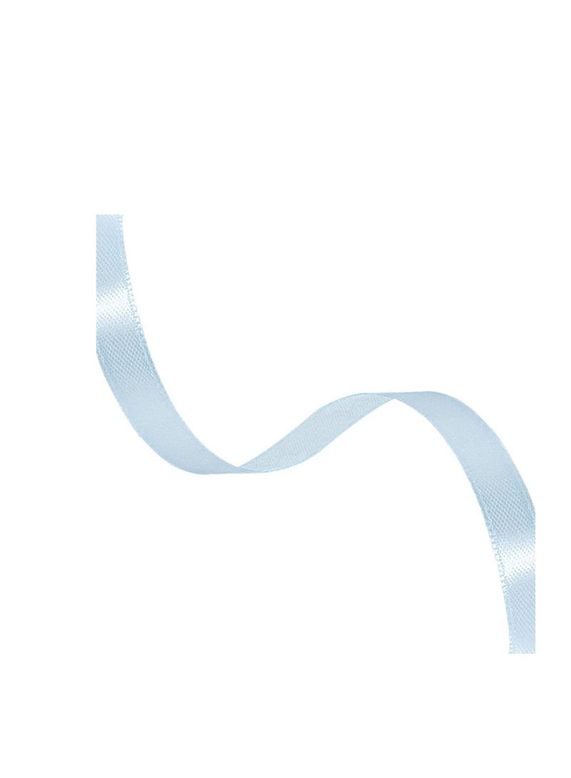 MARKQ شريط ساتان أزرق باودر، 12 مم × 25 ياردة شريط بوليستر للأغراض المتنوعة، تزيين الهدايا، هدايا الحفلات، تزيينات الزفاف، صنع الأشرطة، باقات، مشاريع الخياطة واللوازم الحرفية - Image 3