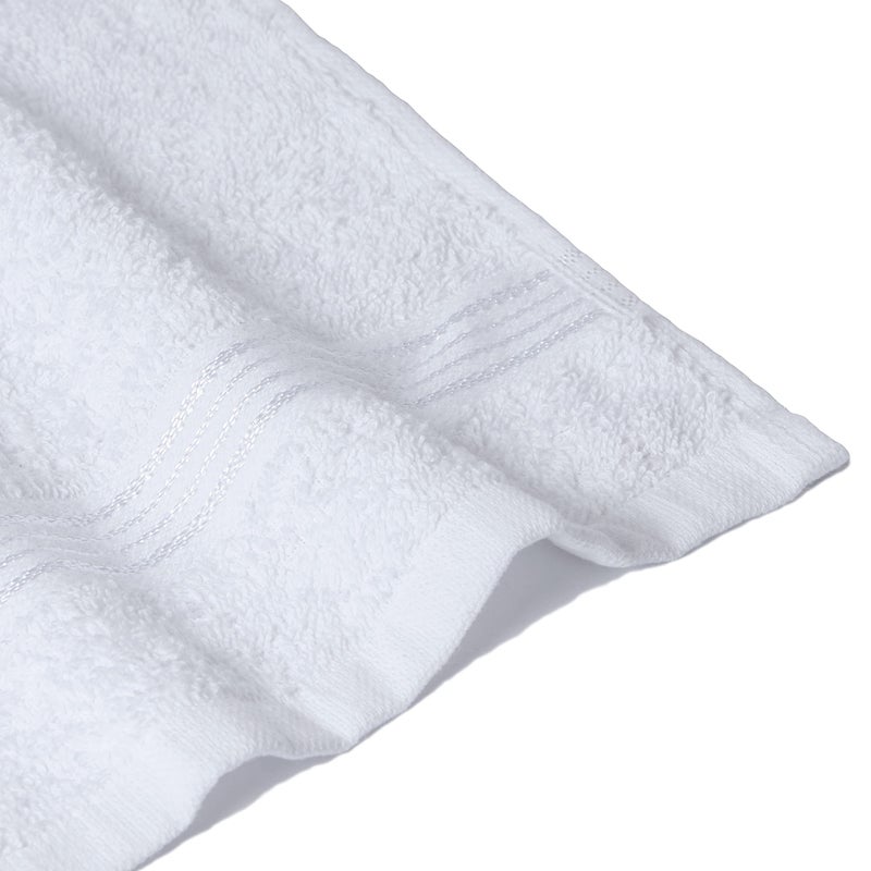 Belizzi Home Ultra Soft Cotton Washcloths, Contains 12 Piece Face Cloths 12x12 inch, Ideal for Everyday use Face Towels, Compact & Lightweight Multi Purpose Washcloths - White - Image 2