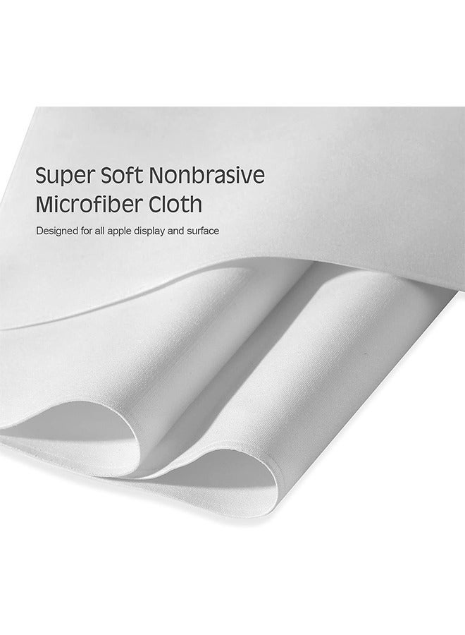 2-Piece Polishing Cloth, Soft  Nonabrasive Microfiber Cleaning Cloths for Apple, MacBook Camera and Other Electronics Screens (Grey)  - Image 3