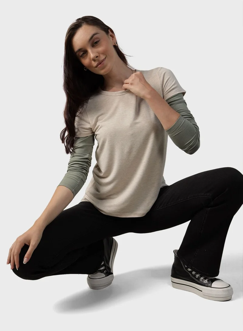 American Eagle Essential Crew Neck Short Sleeve  T-Shirt