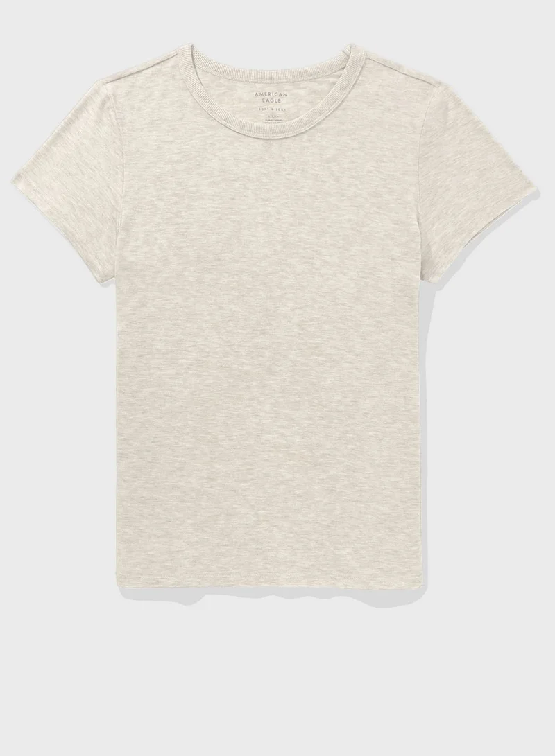 American Eagle Essential Crew Neck Short Sleeve  T-Shirt