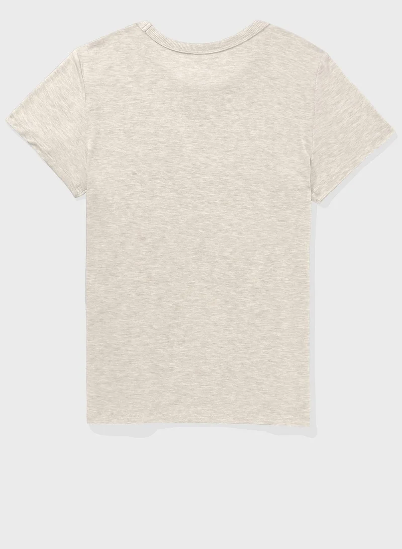 American Eagle Essential Crew Neck Short Sleeve  T-Shirt