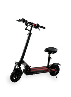 Generic 48V Electric Scooter for Adults | 350W Brushless Motor, Foldable Design with Key Display, Bluetooth, & Suspension | 10" Wheels, 3-Speed Modes, and Removable Seat for Commuting & Urban Travel  - Image 1