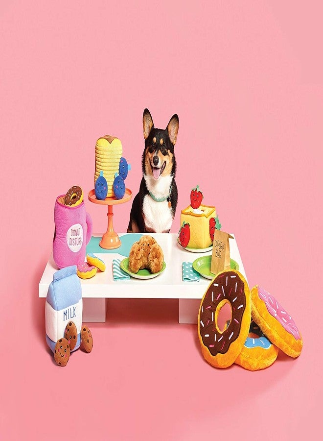 ZippyPaws Burrow Replacement Miniz - Interactive Dog & Puppy Toys for Boredom, Stimulating Pet Products to Keep Them Busy, Plush Refills for Hide & Seek Puzzle, Squeaky Toy for Enrichment - Cookies - Image 5