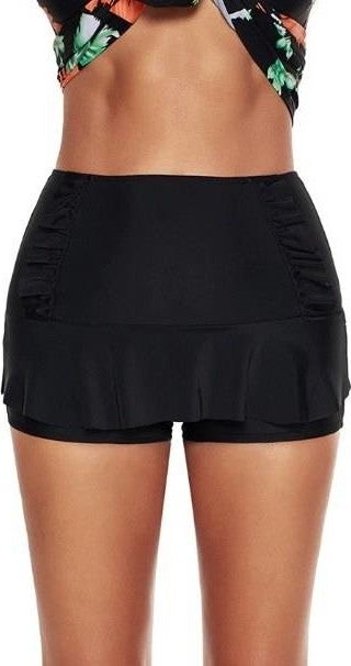Angelsin Black Skirt Look Marine Shorts  - Image 1