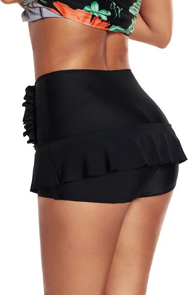 Angelsin Black Skirt Look Marine Shorts  - Image 2