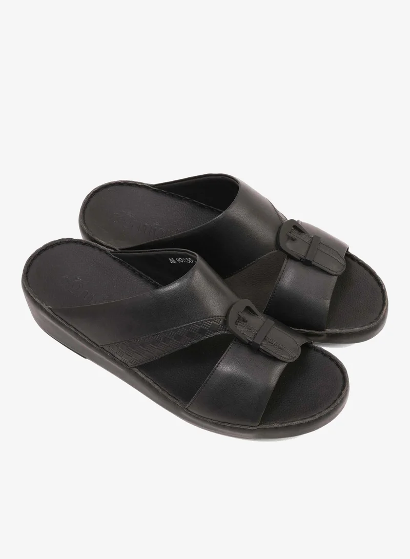 كومفورت بلس صنادل رجالي كومفورت بلس - أسود
