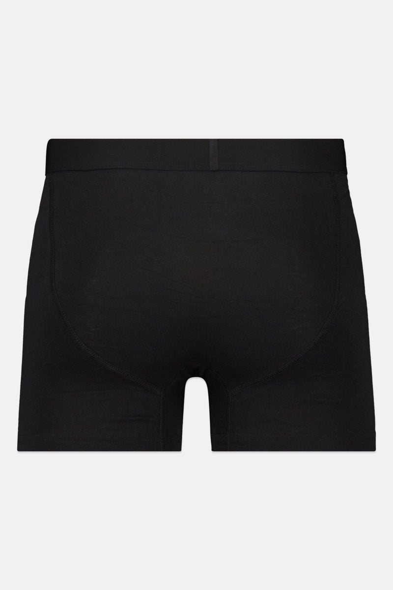 Levi's Men 4 Pcs Brand Logo Boxer Brief, Black - Image 2