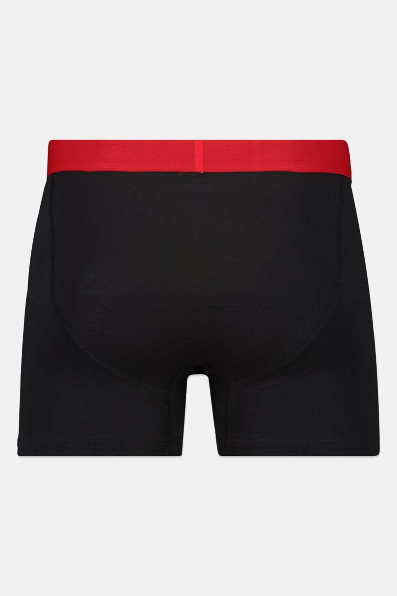 Levi's Men 4 Pcs Brand Logo Boxer Brief, Black - Image 3
