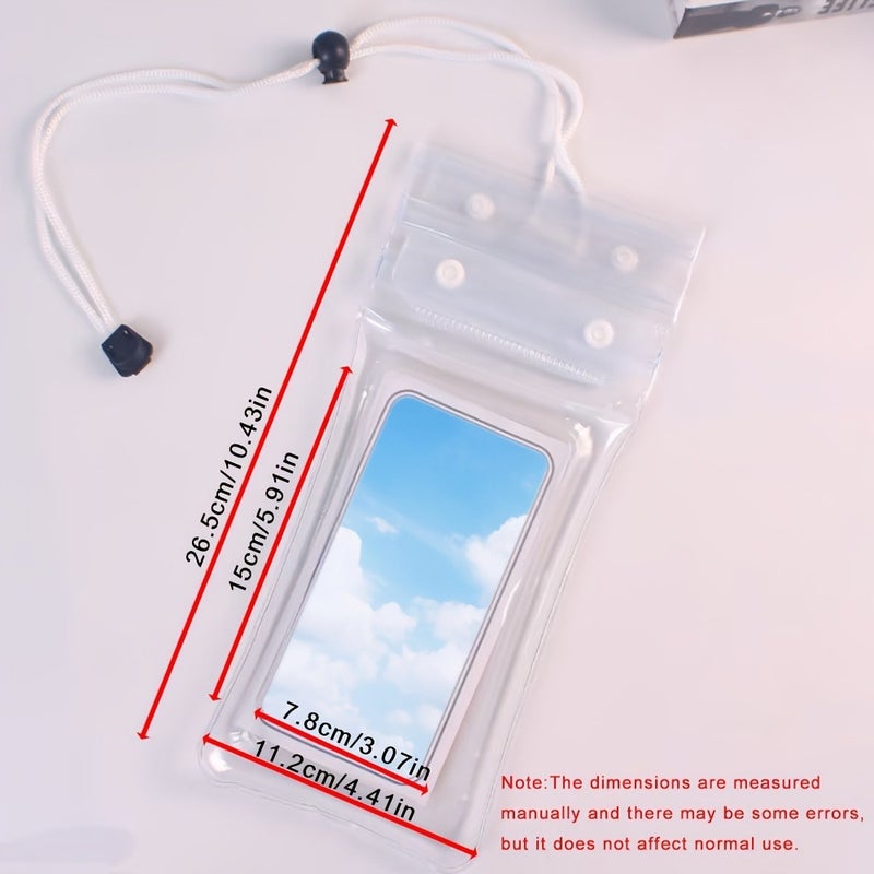 A Set of Two Waterproof Phone Pouch Available in Multiple Colors, Suitable for Holding Phones, Cards, Keys, And Other Items, Ideal for Rainy Days And Water  Activities - Image 3