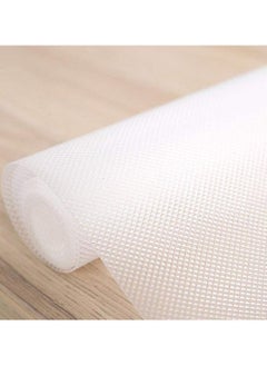 Cc Multipurpose Diamond Textured Super Strong Anti-Slip Mat Liner Size 45X500 Cm (5 Meter Roll White)  - Image 5