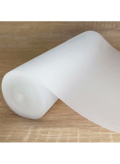 Cc Multipurpose Diamond Textured Super Strong Anti-Slip Mat Liner Size 45X500 Cm (5 Meter Roll White)  - Image 1