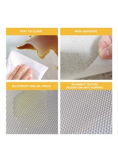 Cc Multipurpose Diamond Textured Super Strong Anti-Slip Mat Liner Size 45X500 Cm (5 Meter Roll White)  - Image 3