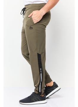 RBX Men Sportswear Fit Training Track Pants, Olive  - Image 2